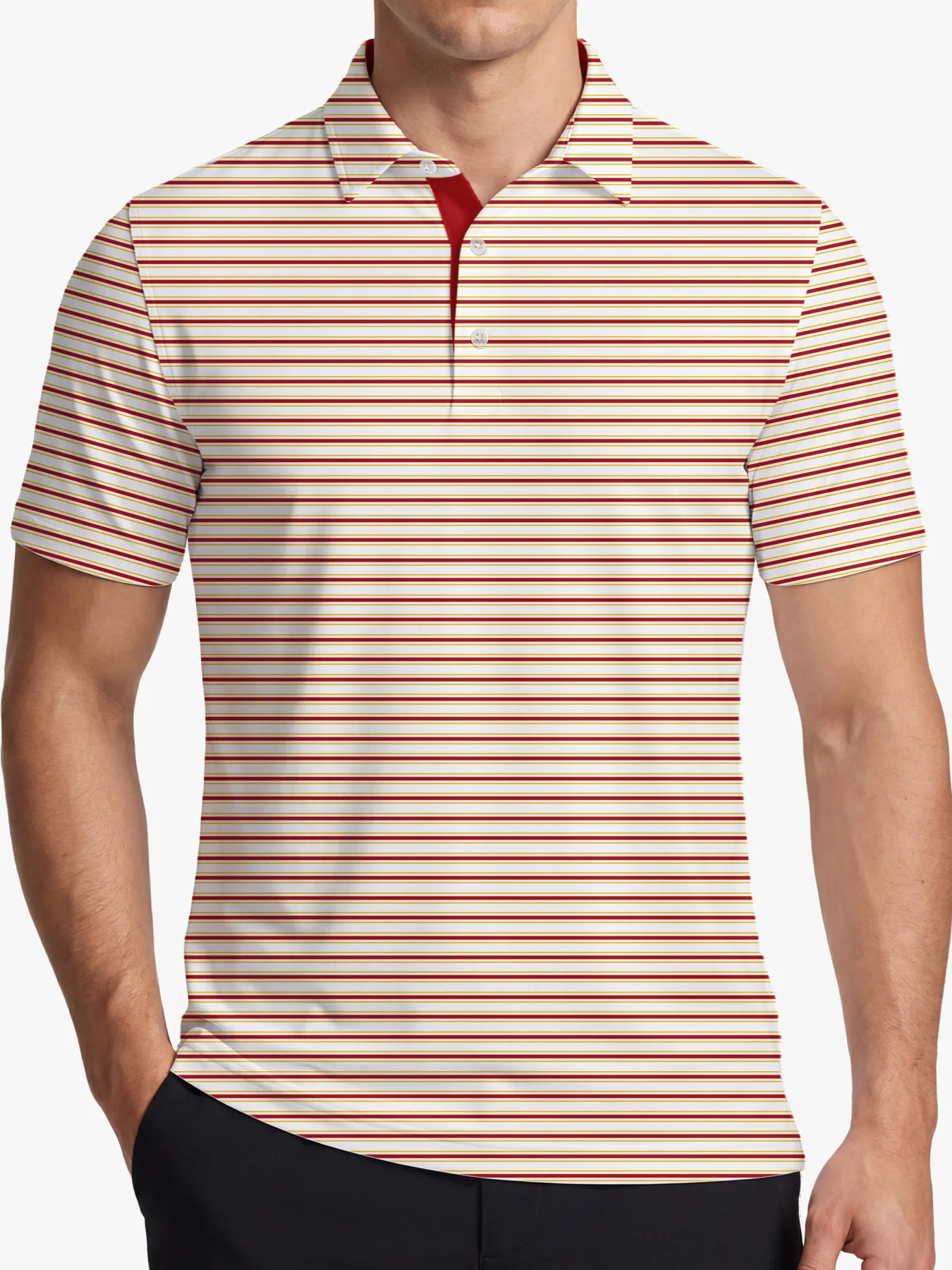 El Clásico  Stripe Polo - Deolax