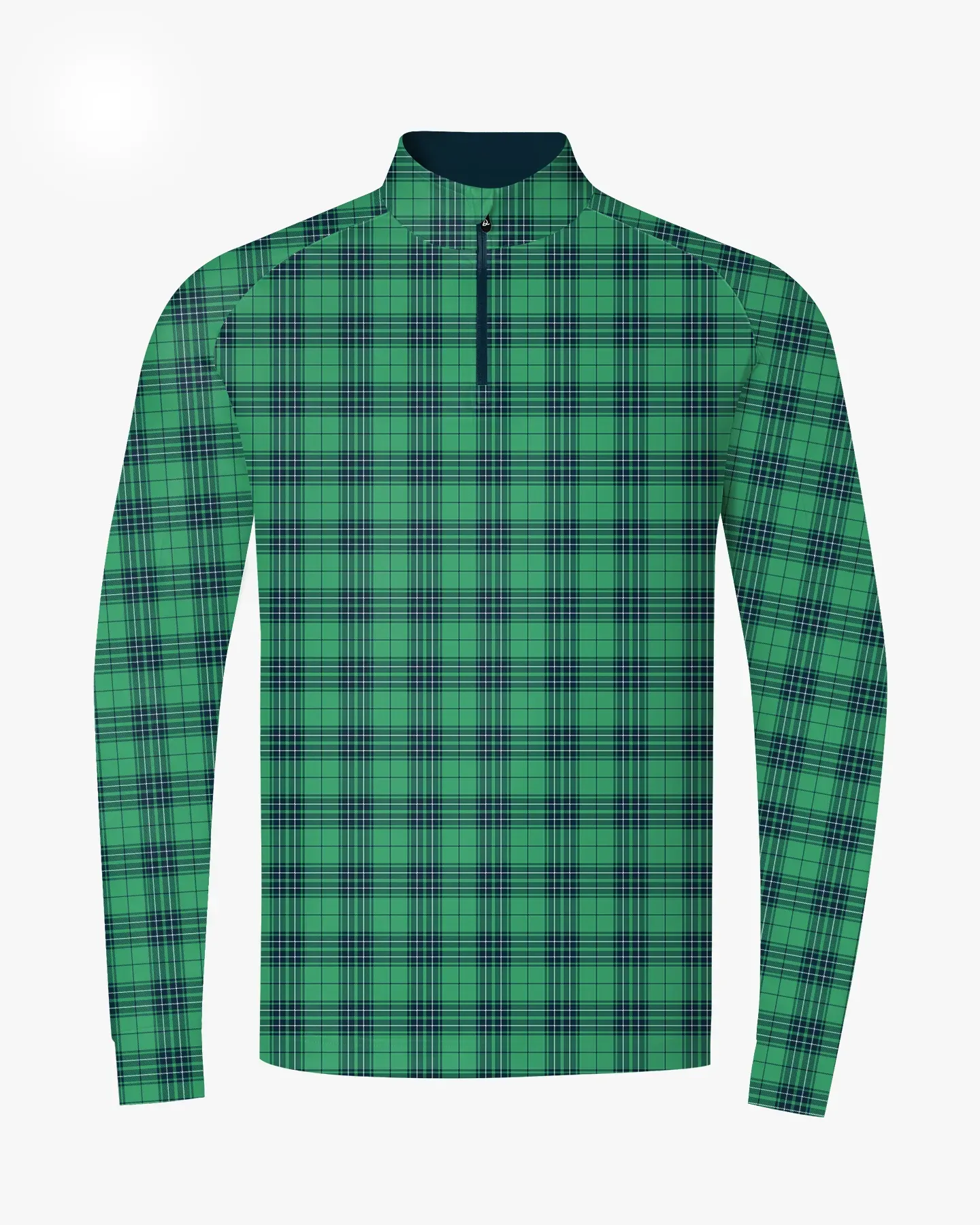 Evergreen Check Quarter Zip - Deolax