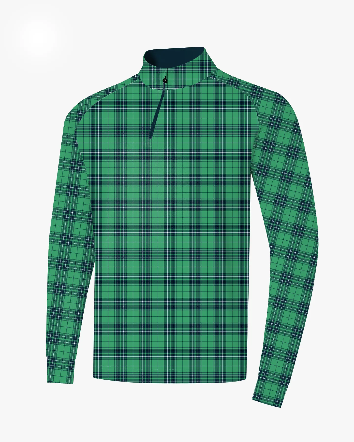 Evergreen Check Quarter Zip - Deolax