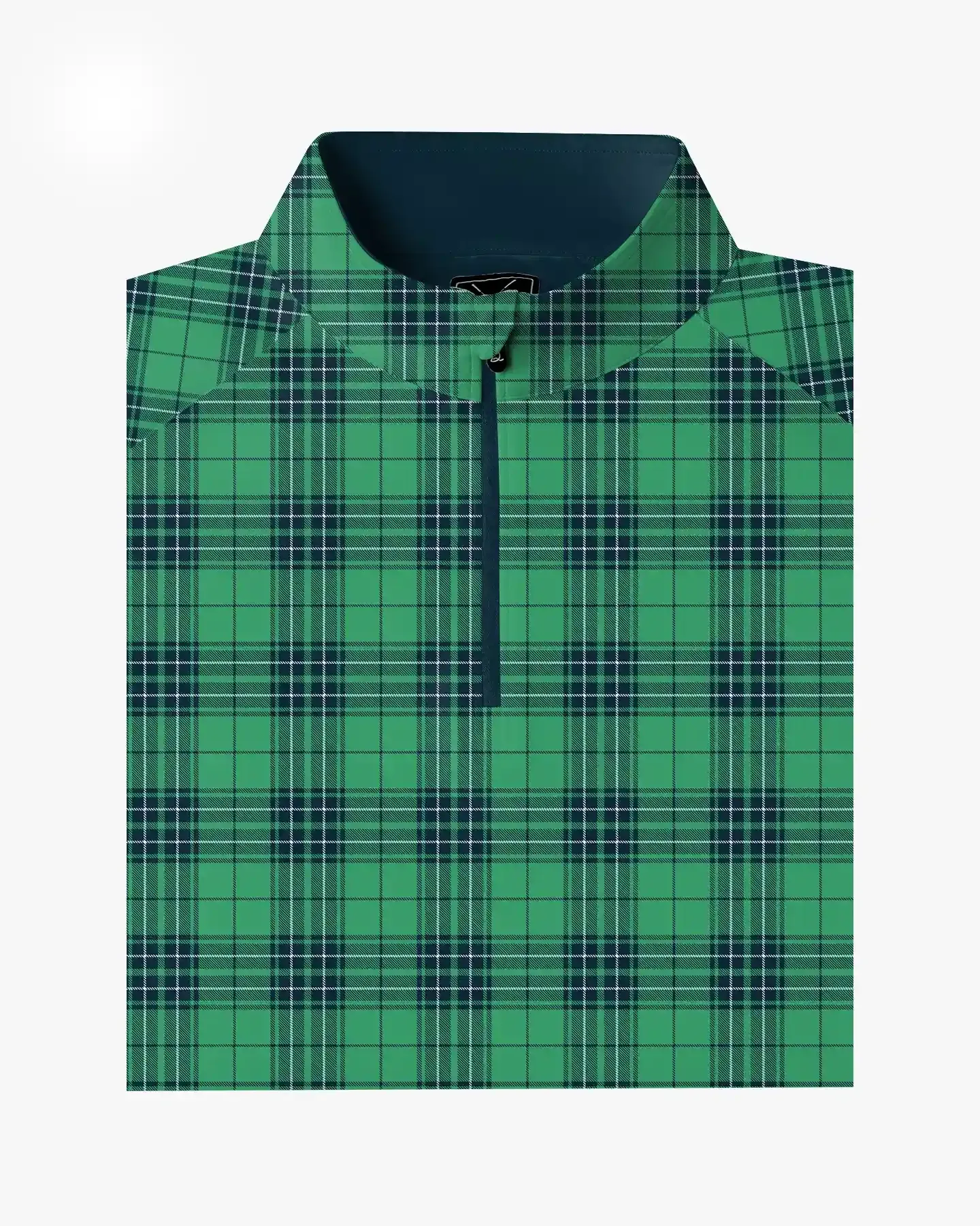 Evergreen Check Quarter Zip - Deolax
