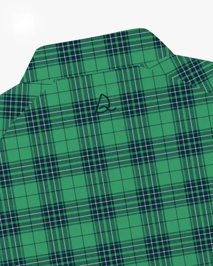 Evergreen Check Quarter Zip - Deolax