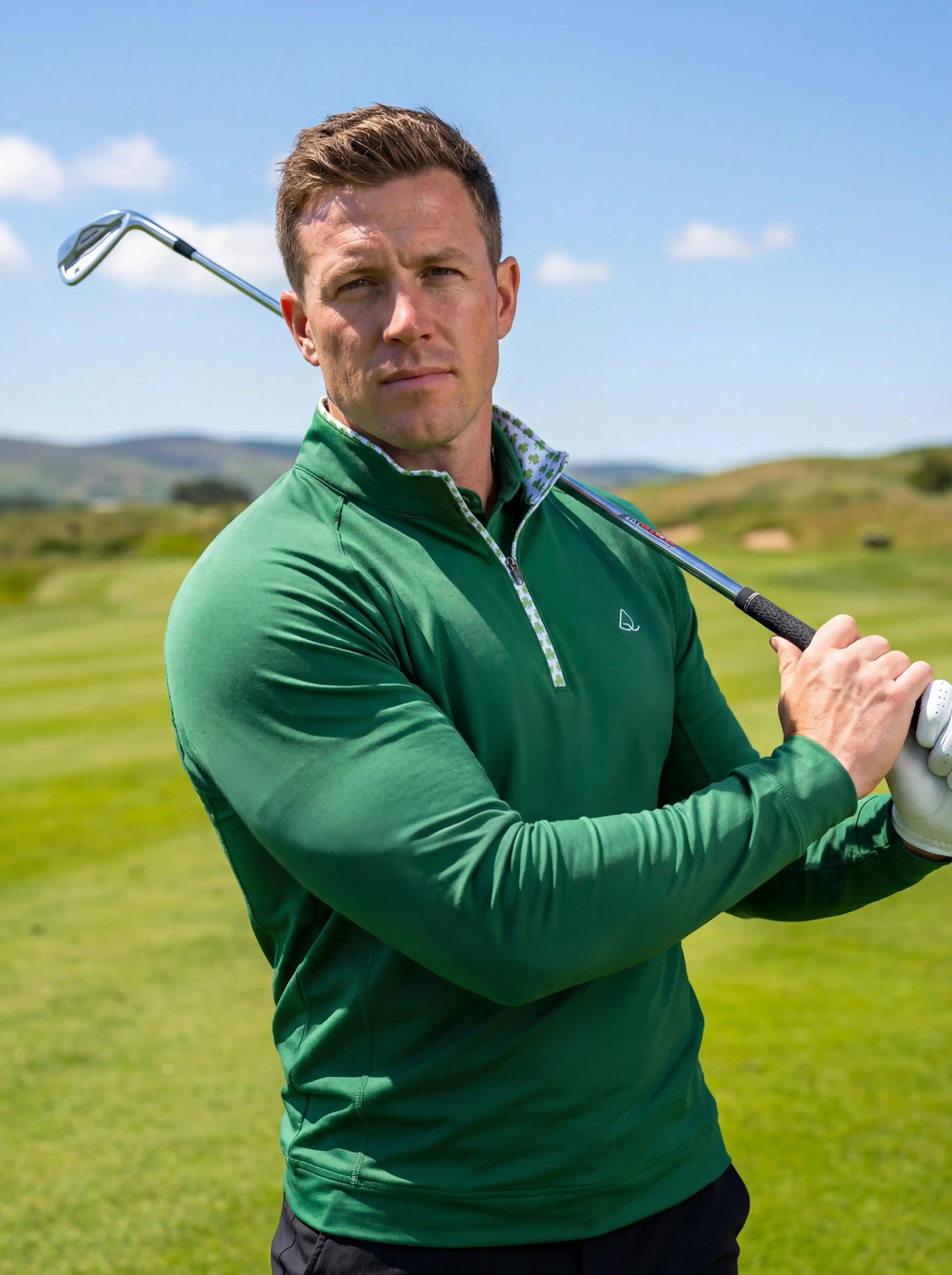 Fairway Green Quarter Zip - Deolax