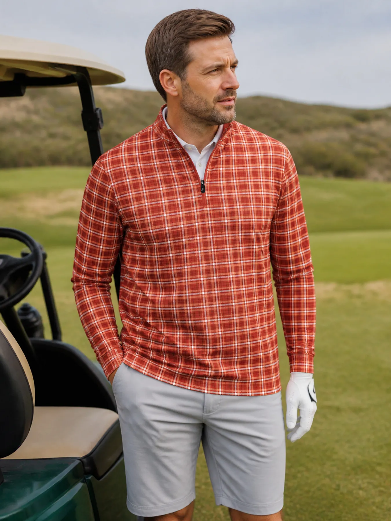 Fairway Tartan Quarter Zip