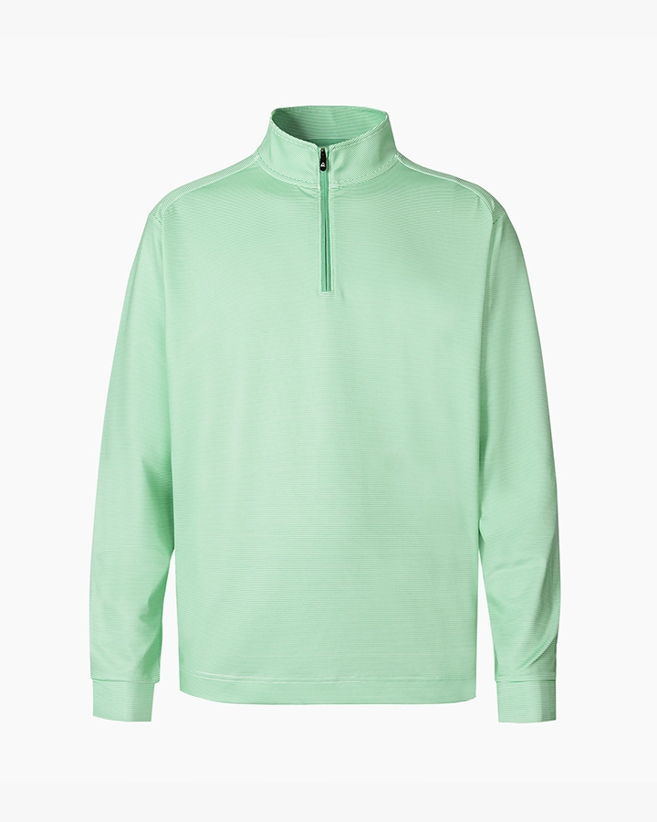 The Reid Pullover: Green & White