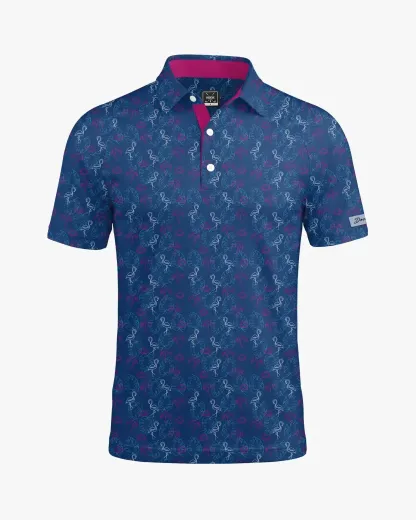 Flamingo Par Tee Polo - Deolax
