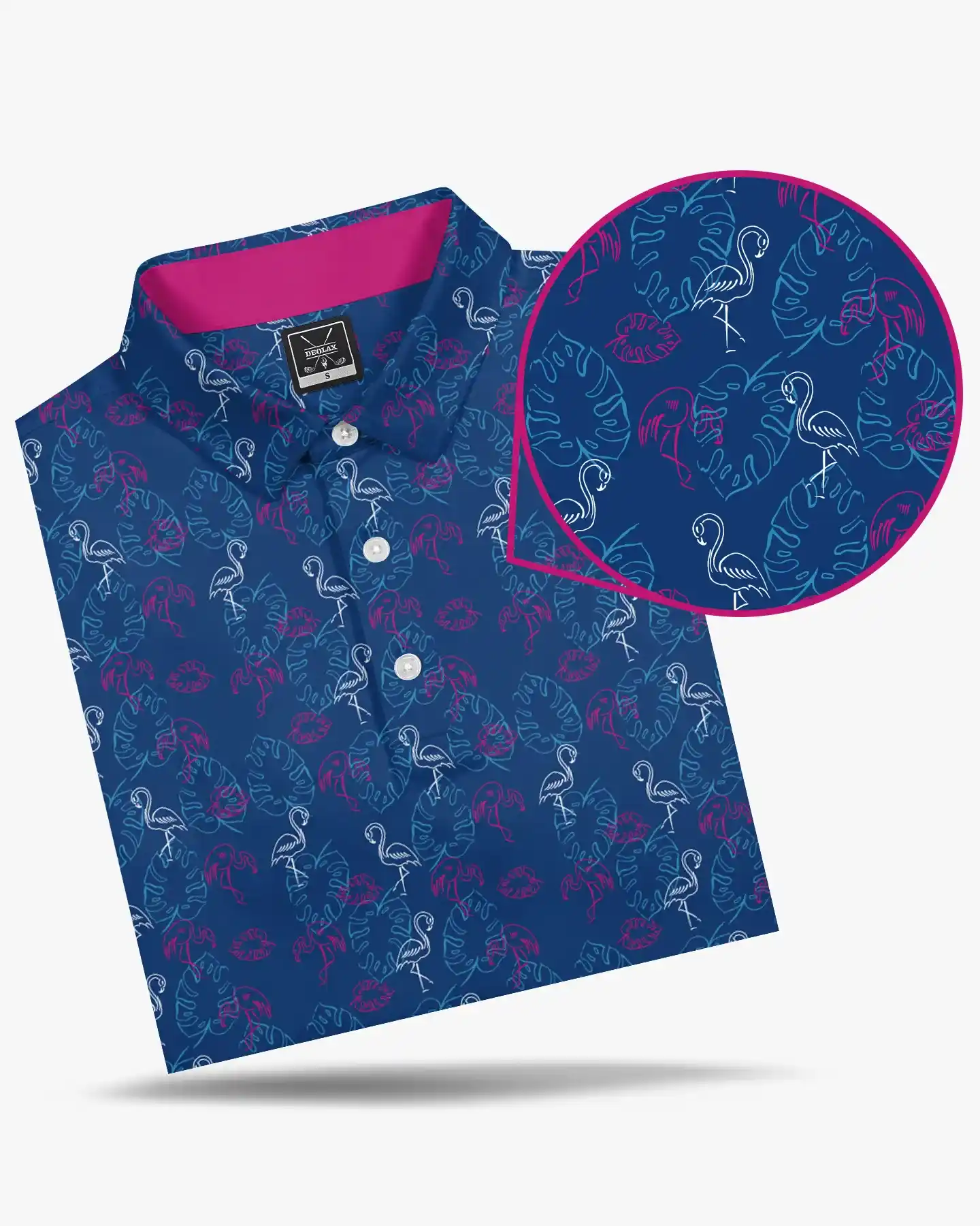 Flamingo Par Tee Polo - Deolax