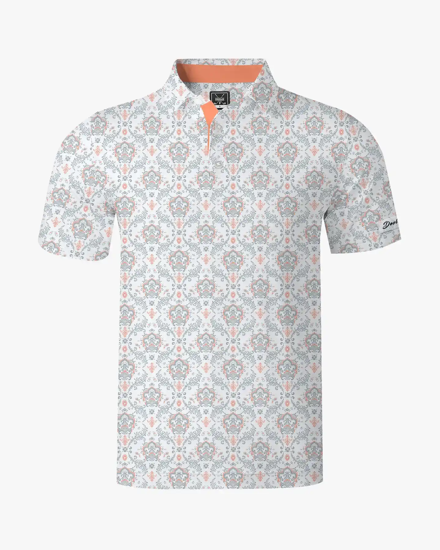 Floral Paisley Print Polo - Deolax