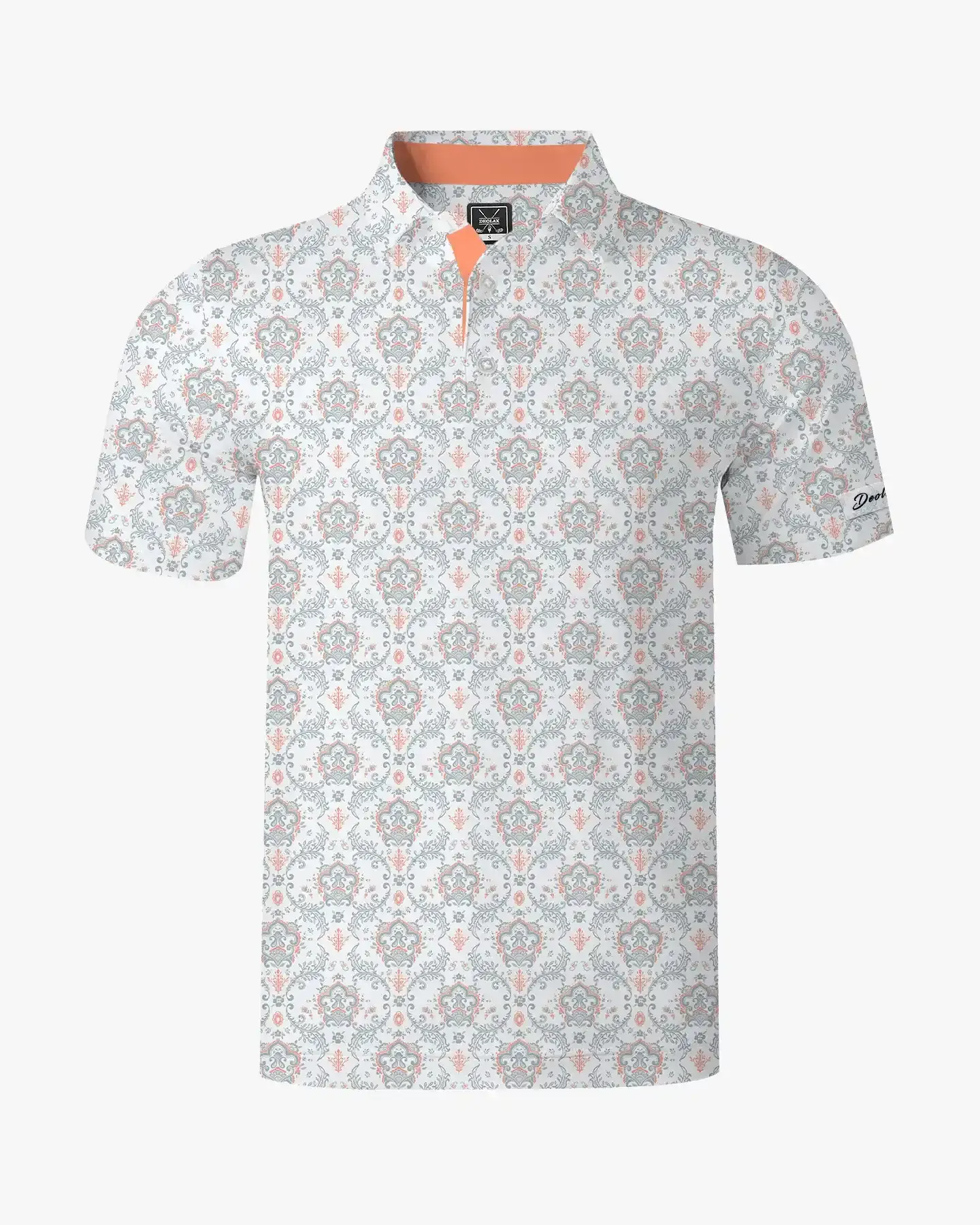 Floral Paisley Print Polo - Deolax