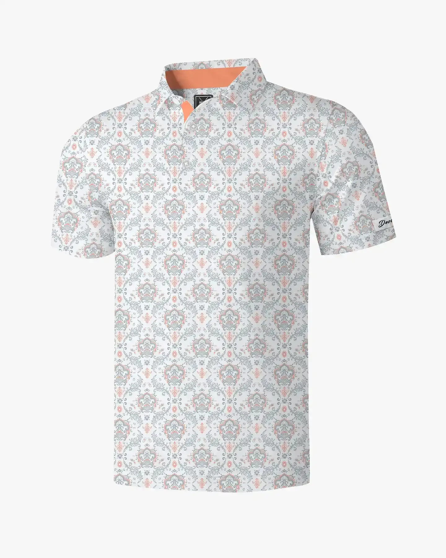 Floral Paisley Print Polo - Deolax