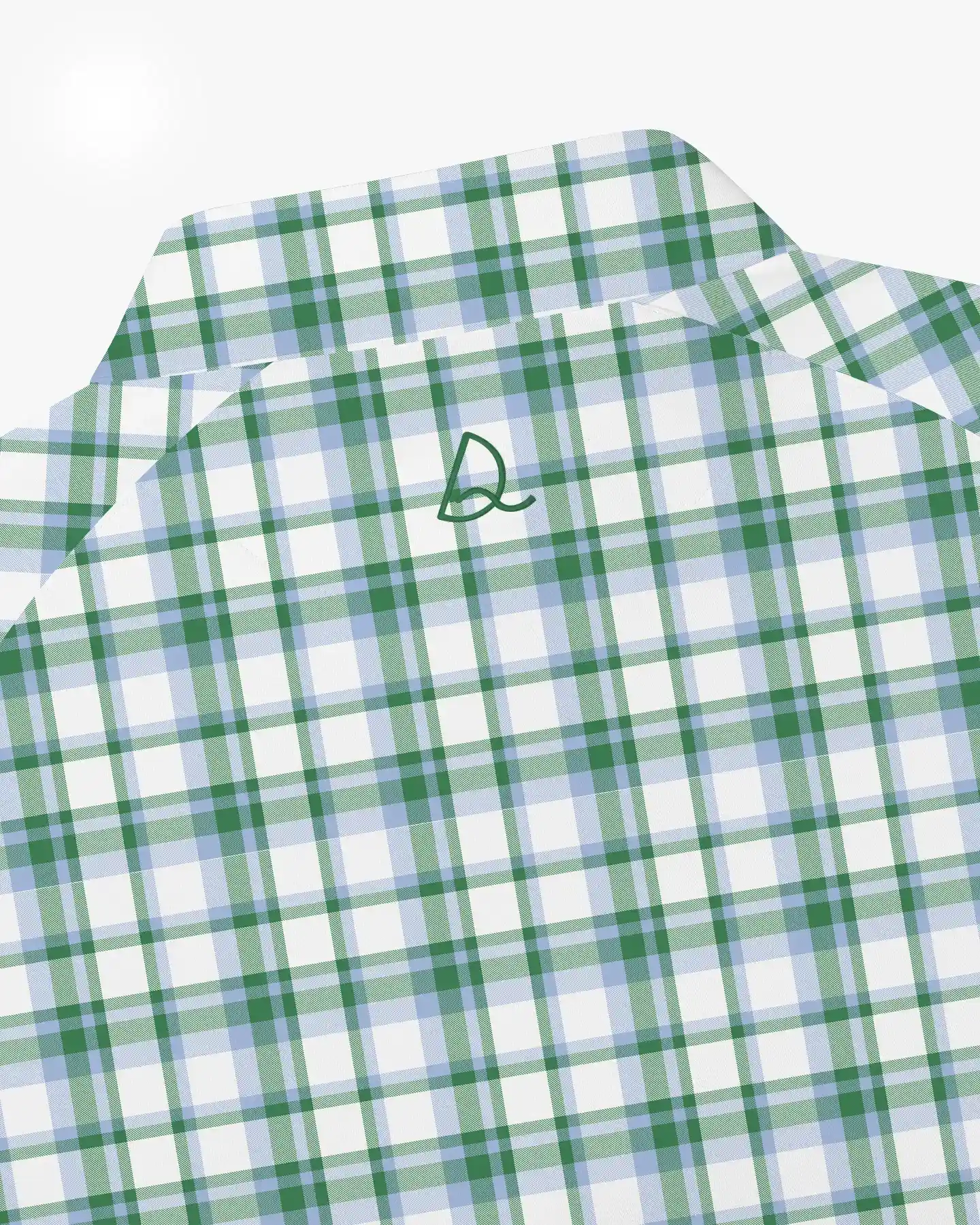 Founders Green Check Quarter Zip - Deolax