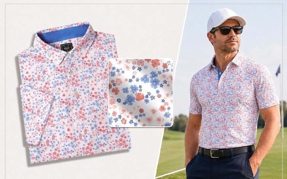 Freedom Floral Polo