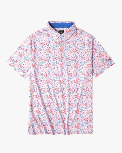 Freedom Floral Polo