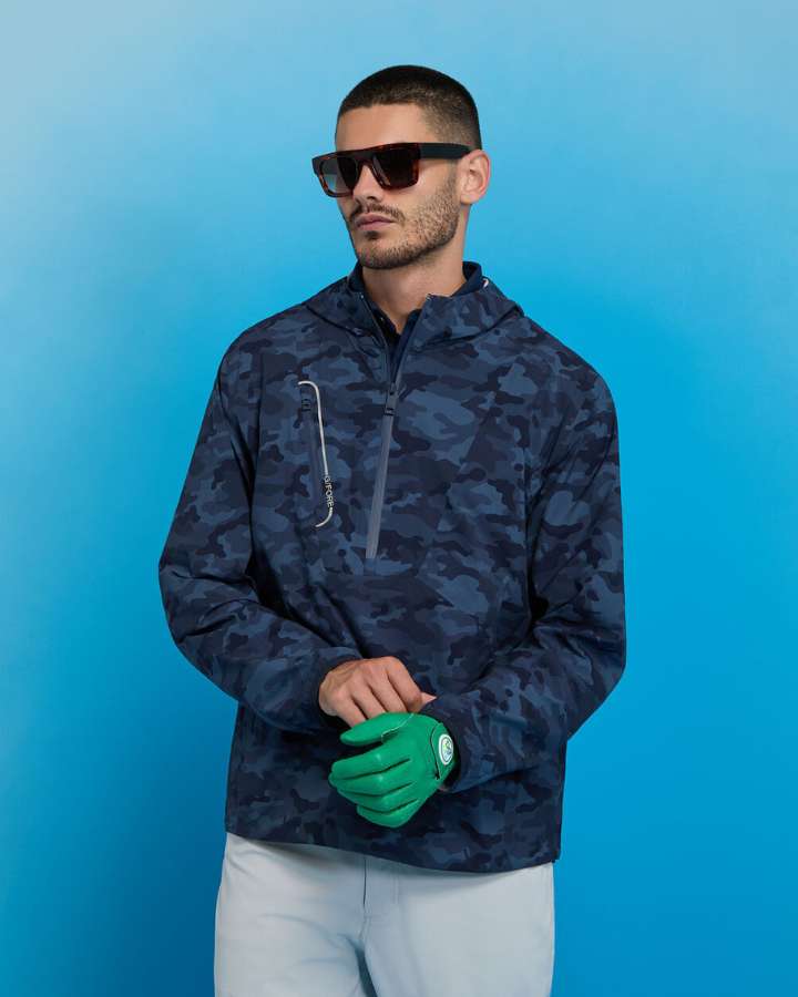 GFore Camo Tech Hooded Pullover