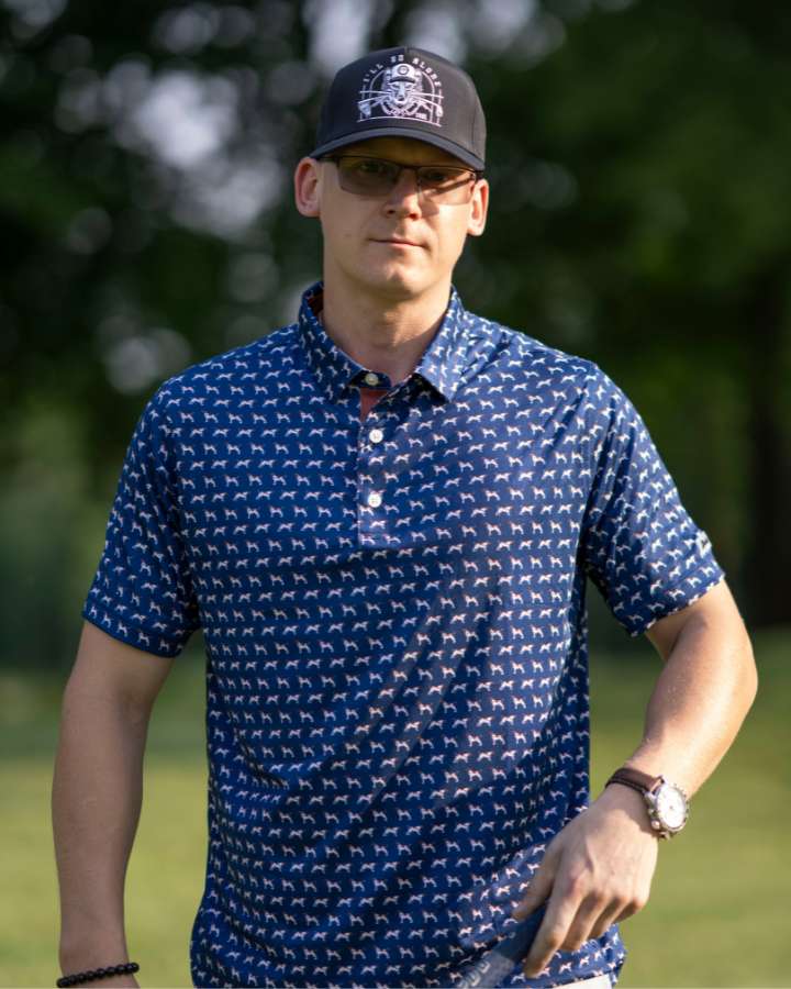 GSP Dog Print Polo