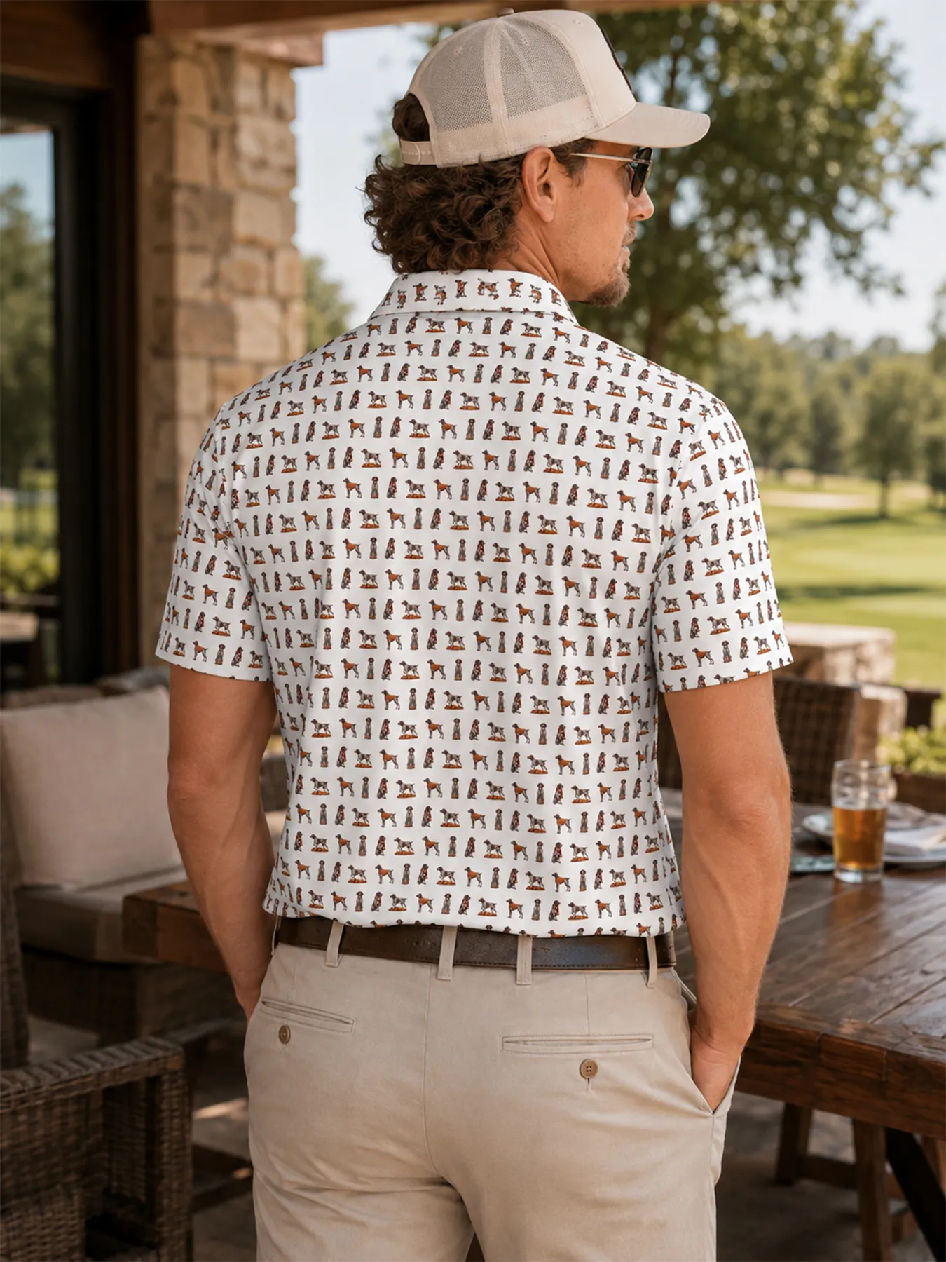 Game Day Pointer Polo