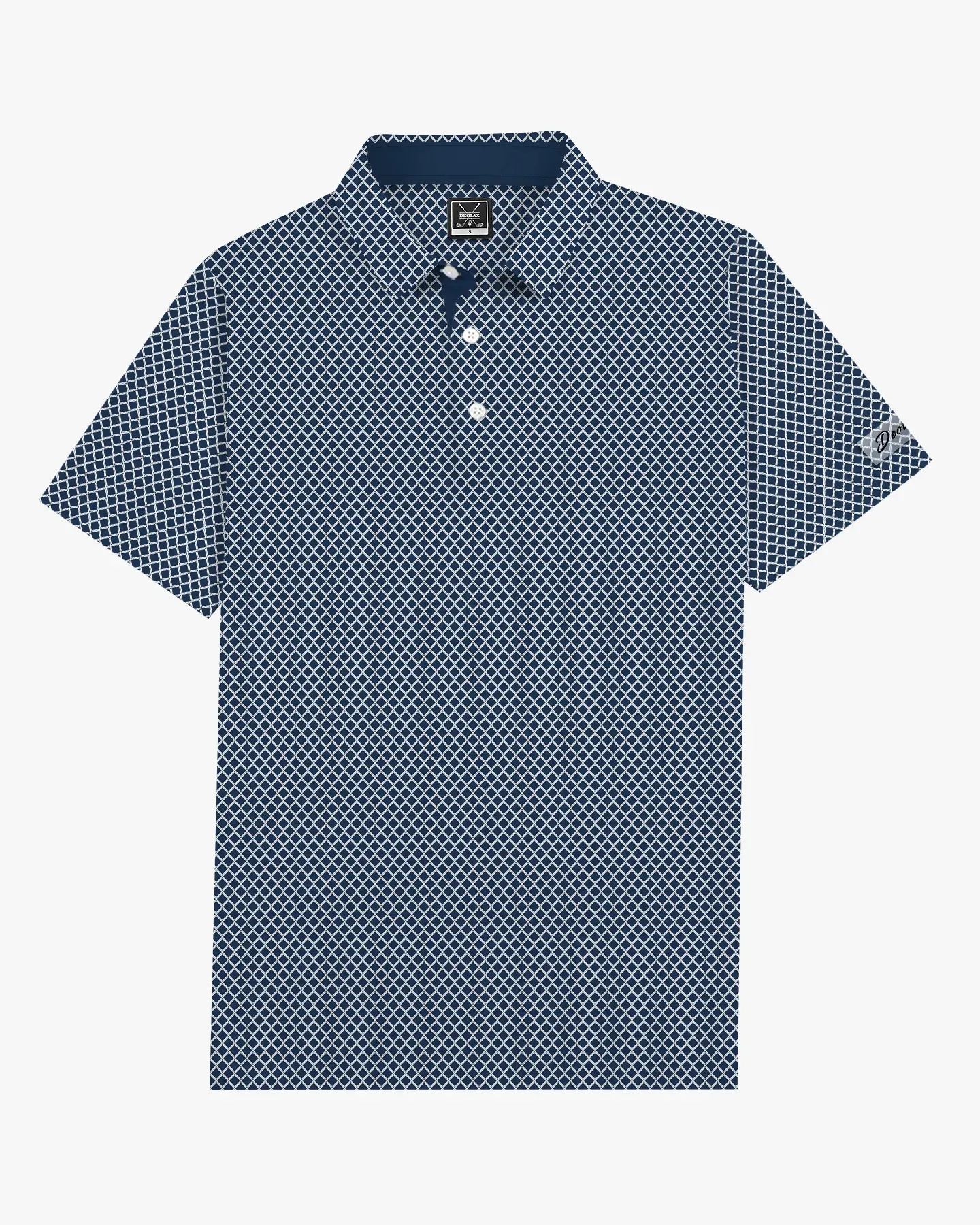 Geometric Print Polo - Deolax