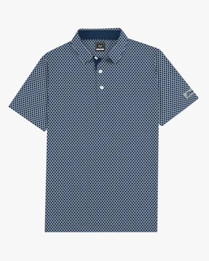 Geometric Print Polo - Deolax