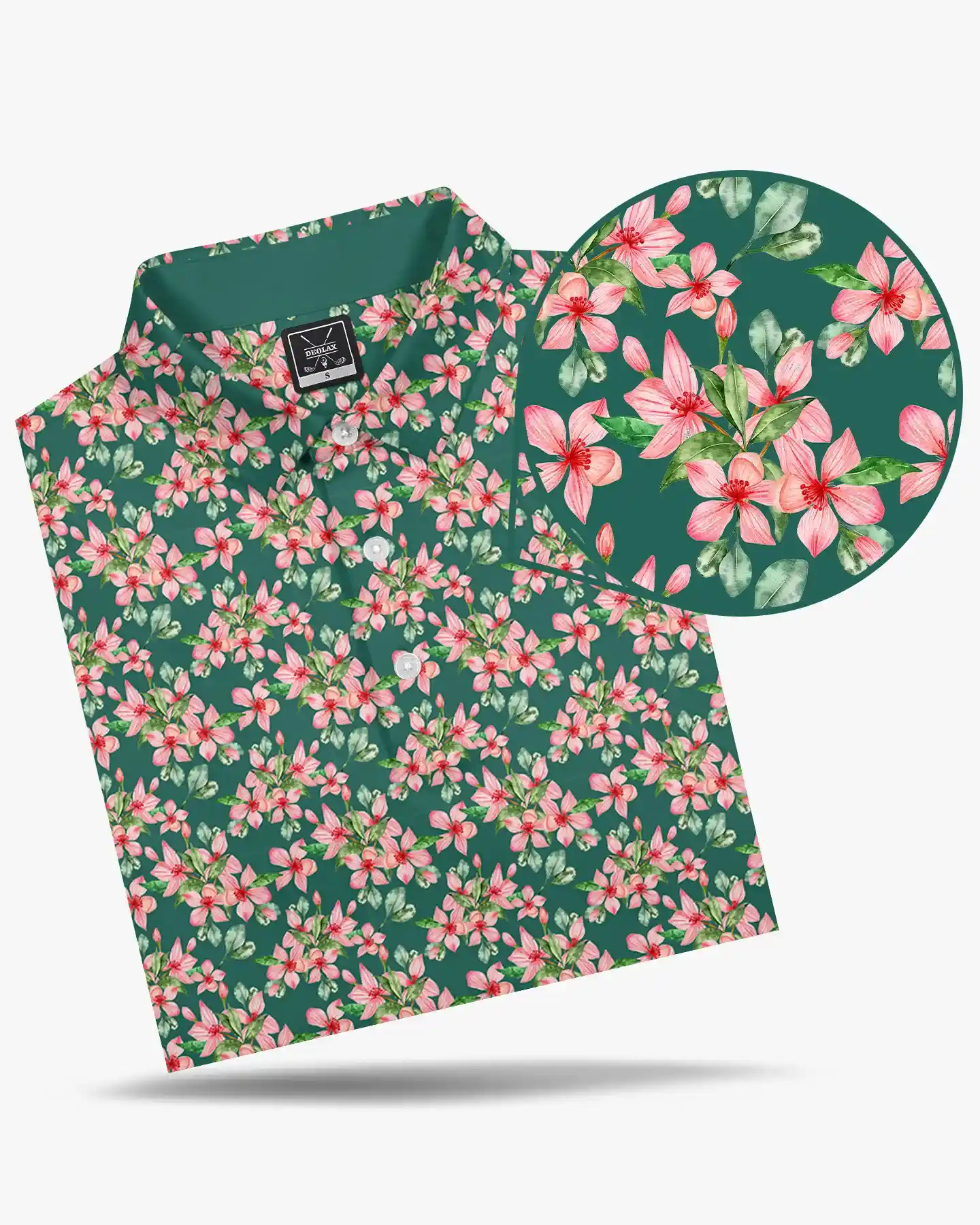Georgia in Bloom Green Polo - Deolax
