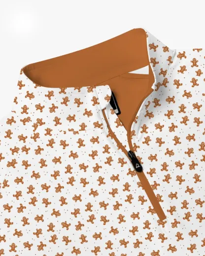 Gingerbread Running Quarter Zip - Deolax