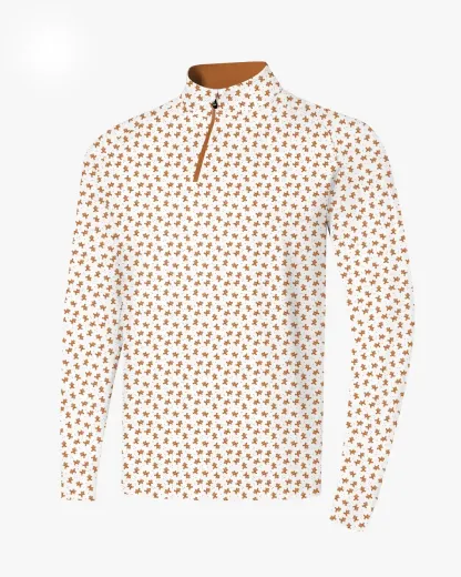 Gingerbread Running Quarter Zip - Deolax