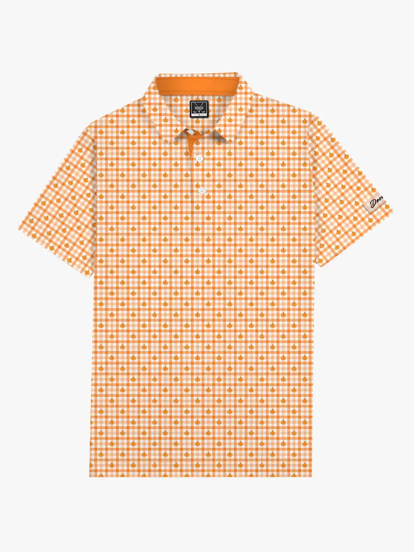 Gingham Pumpkin Polo - Deolax