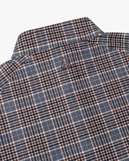 Glen Plaid Quarter Zip