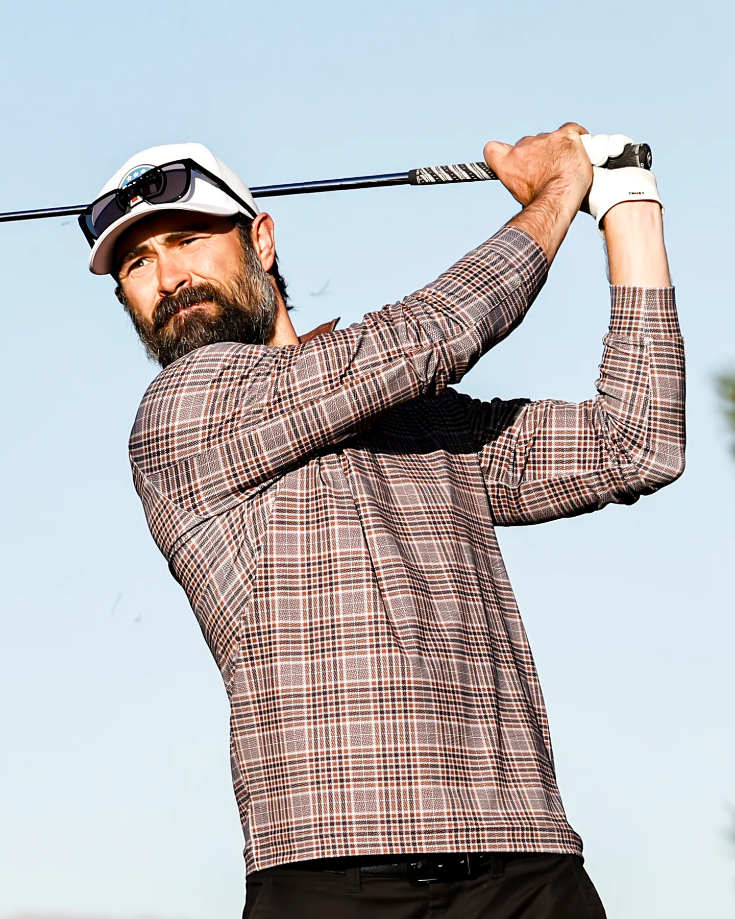 Glen Plaid Quarter Zip