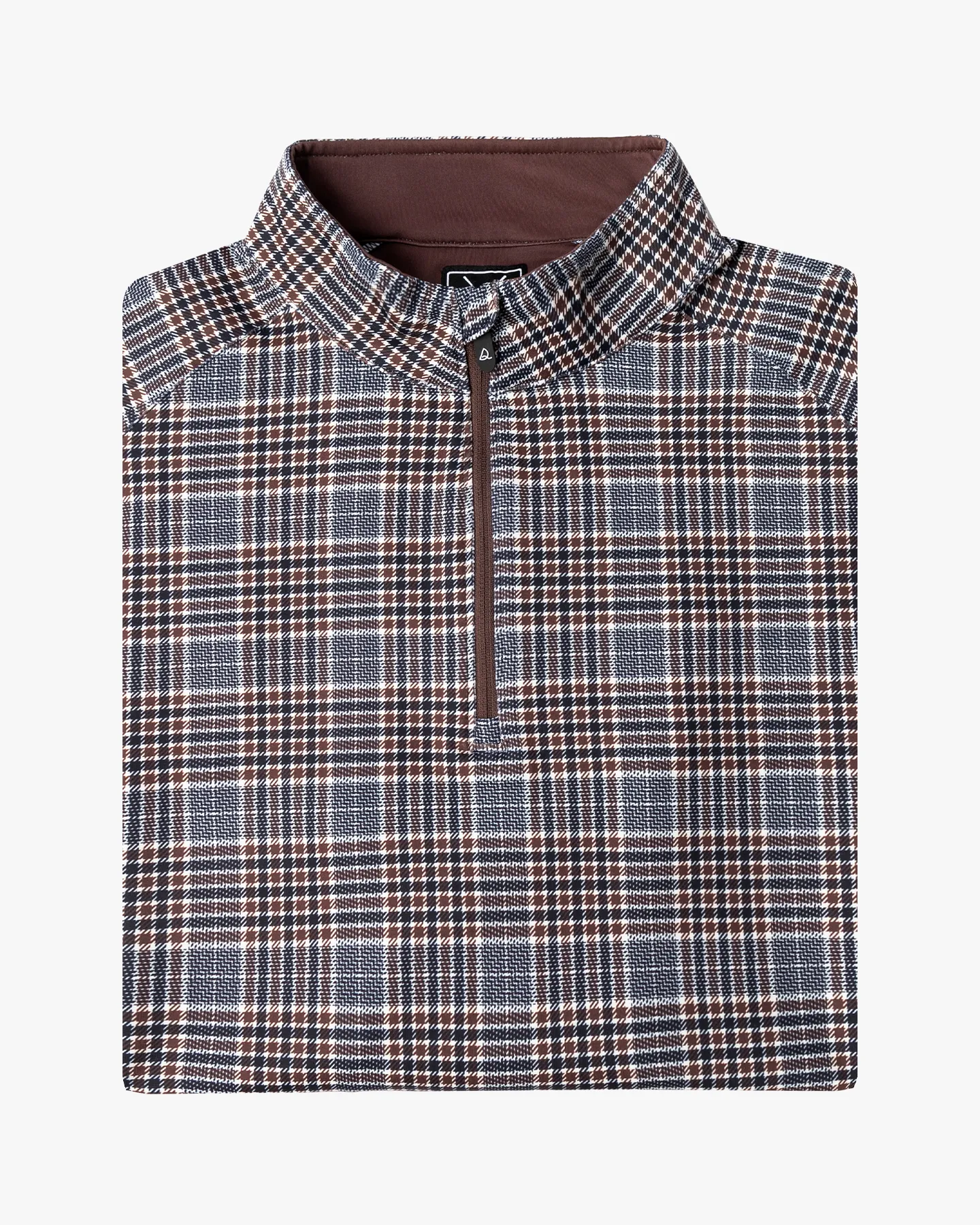 Glen Plaid Quarter Zip