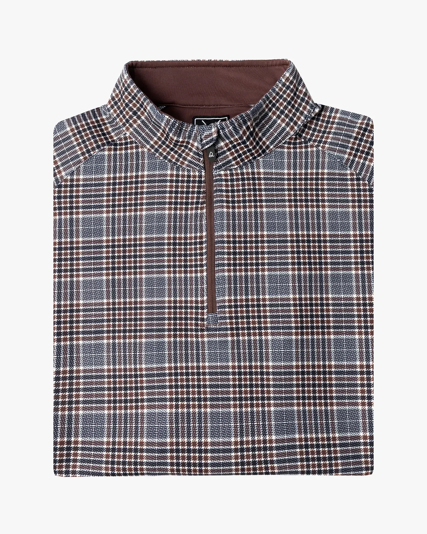 Glen Plaid Quarter Zip