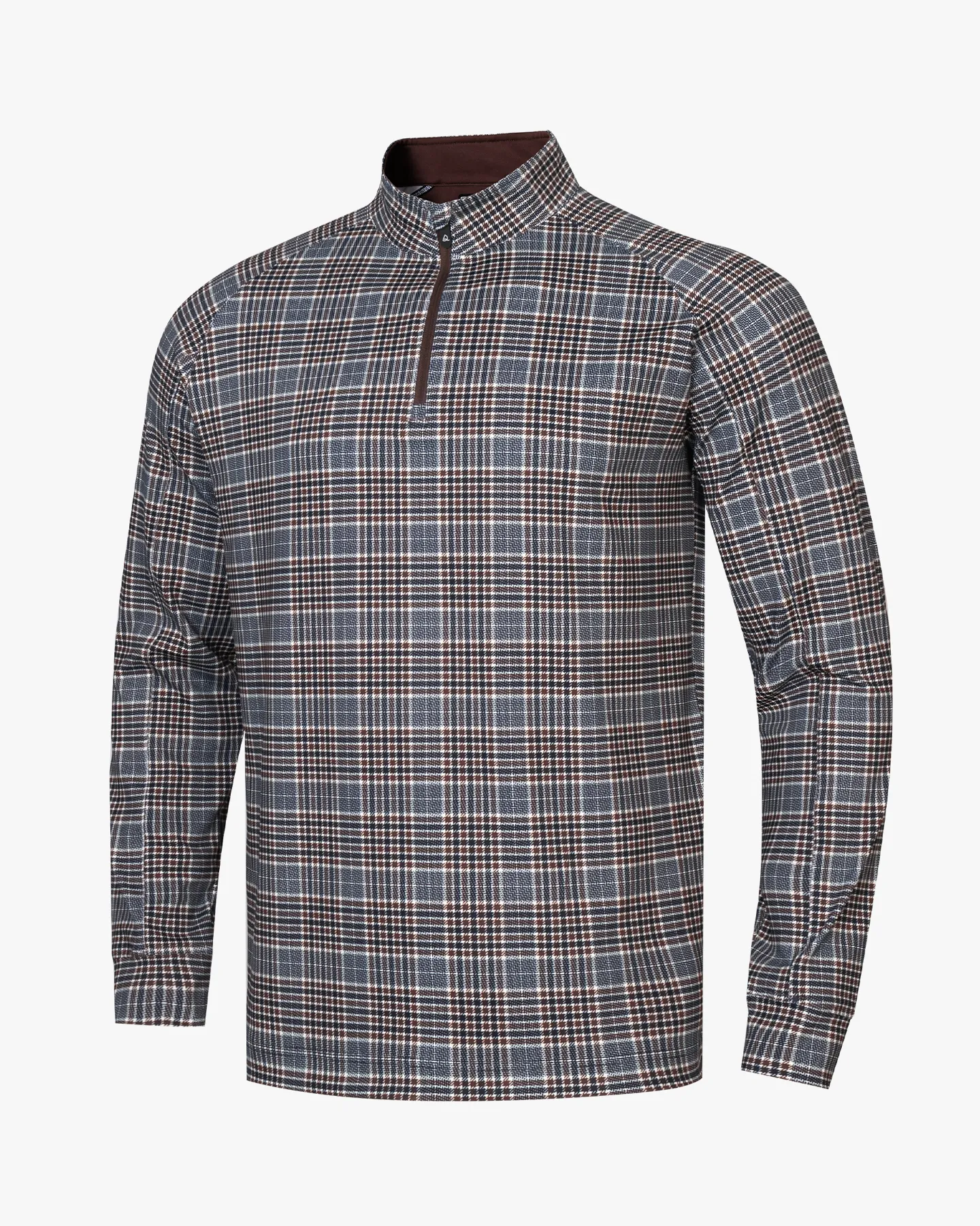 Glen Plaid Quarter Zip - Deolax