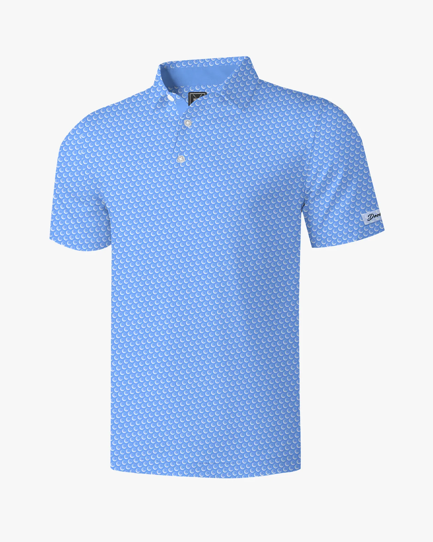 Golf Ball Print Polo - Deolax