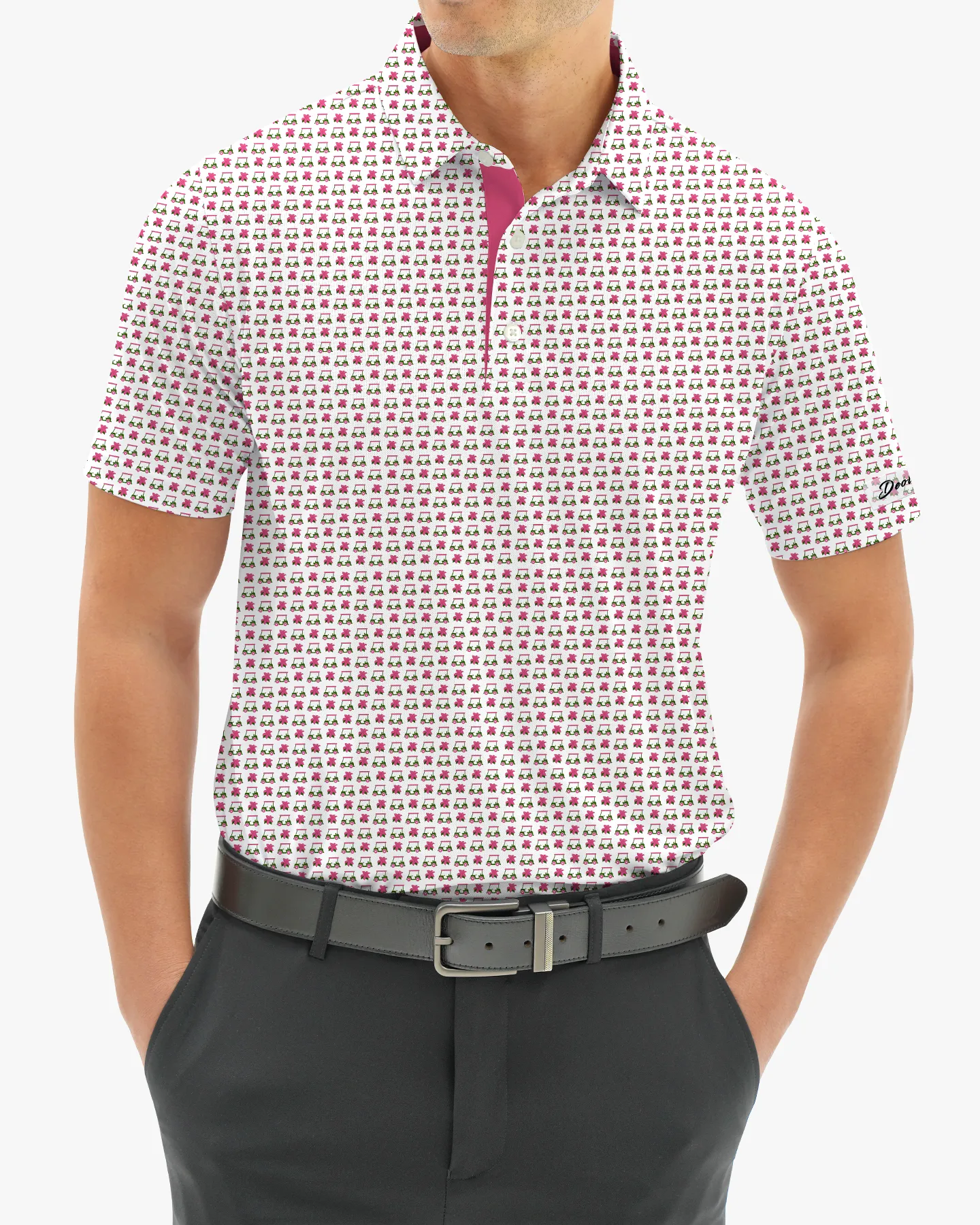 Golf Cart Print Polo - Deolax