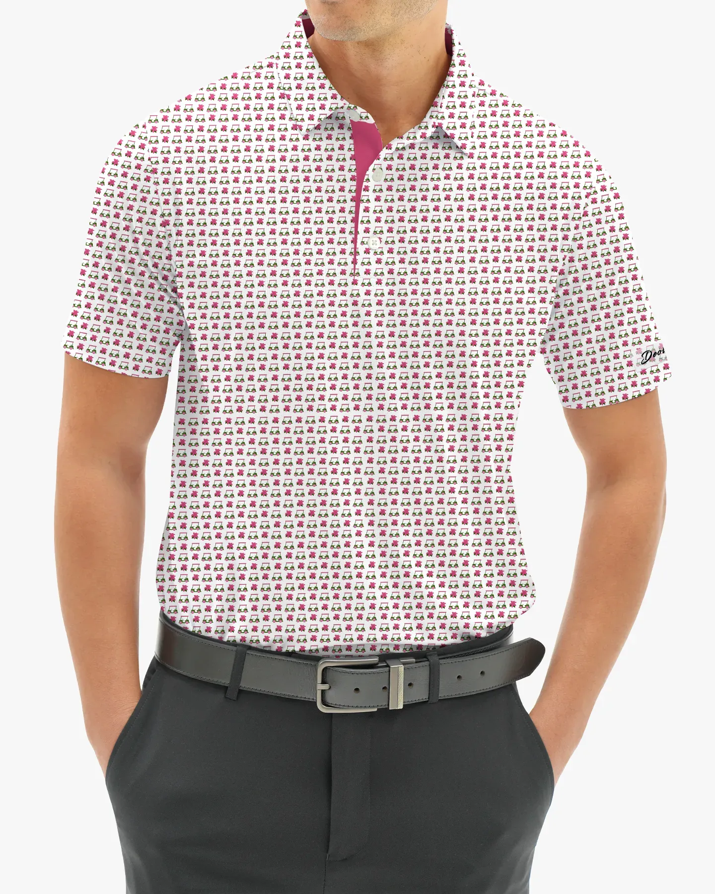 Golf Cart Print Polo - Deolax