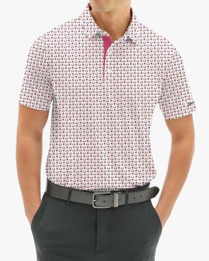 Golf Cart Print Polo - Deolax