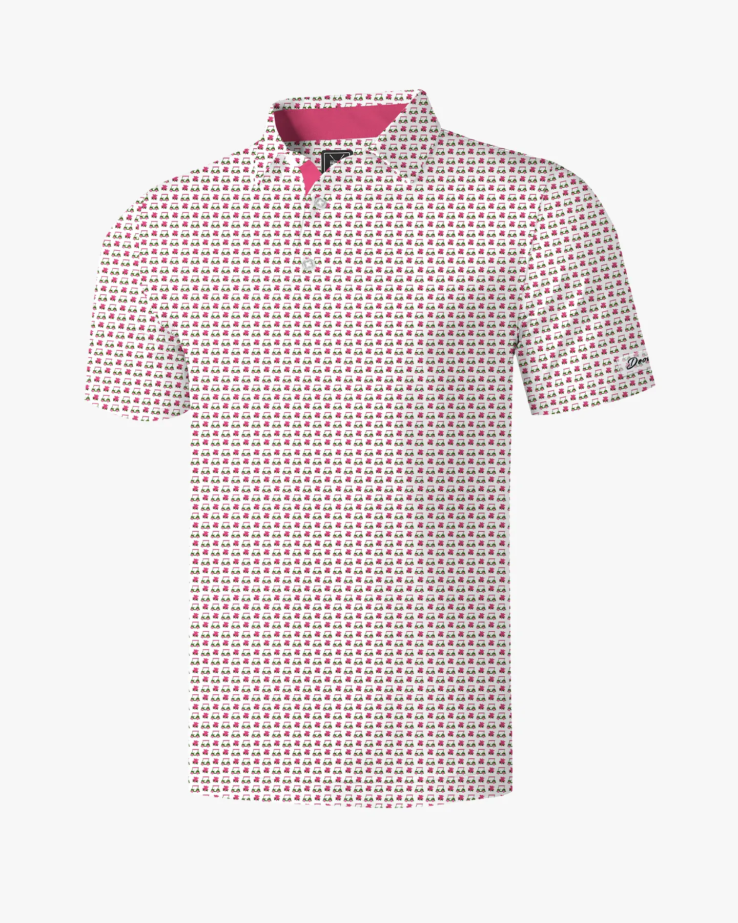 Golf Cart Print Polo - Deolax