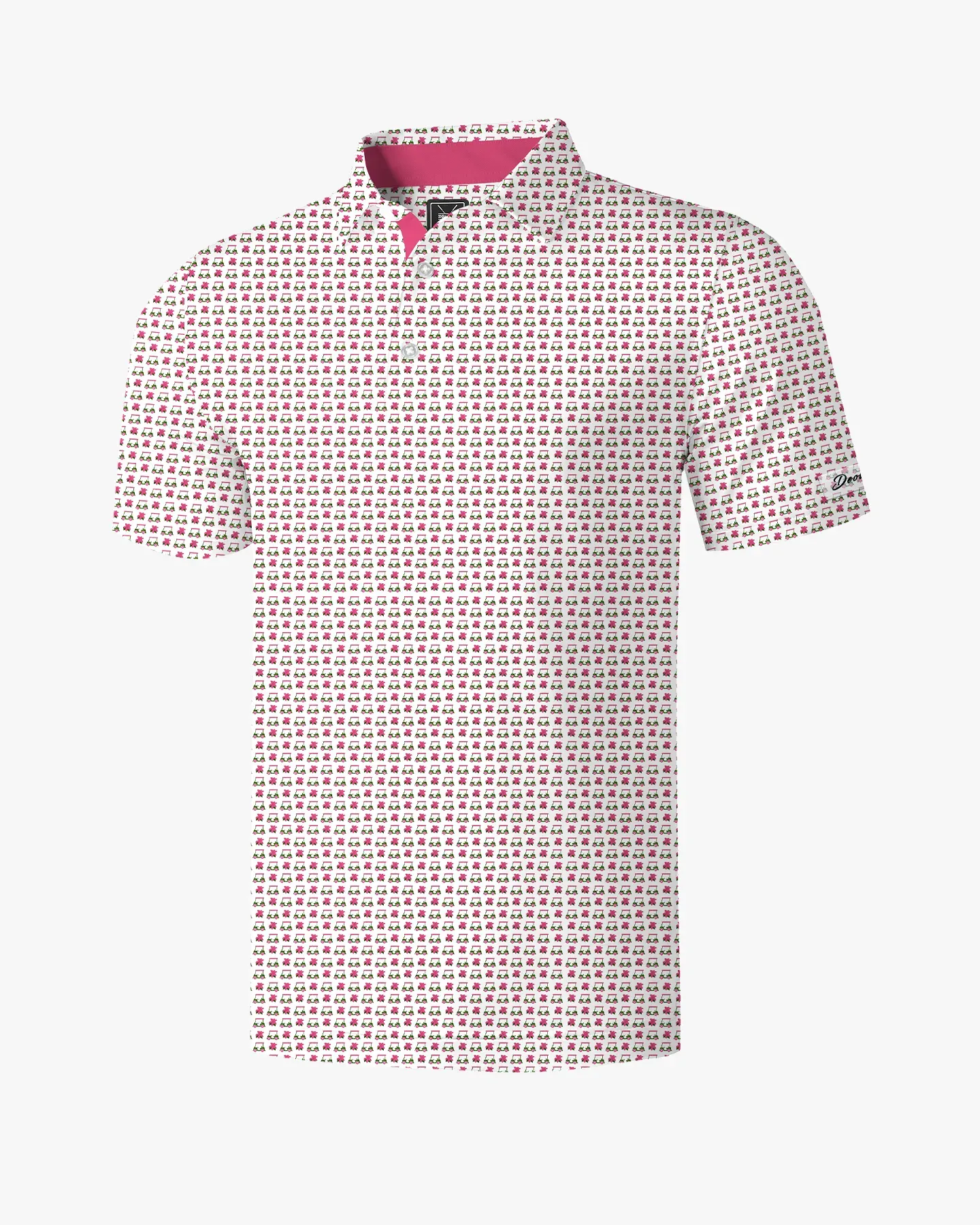 Golf Cart Print Polo - Deolax