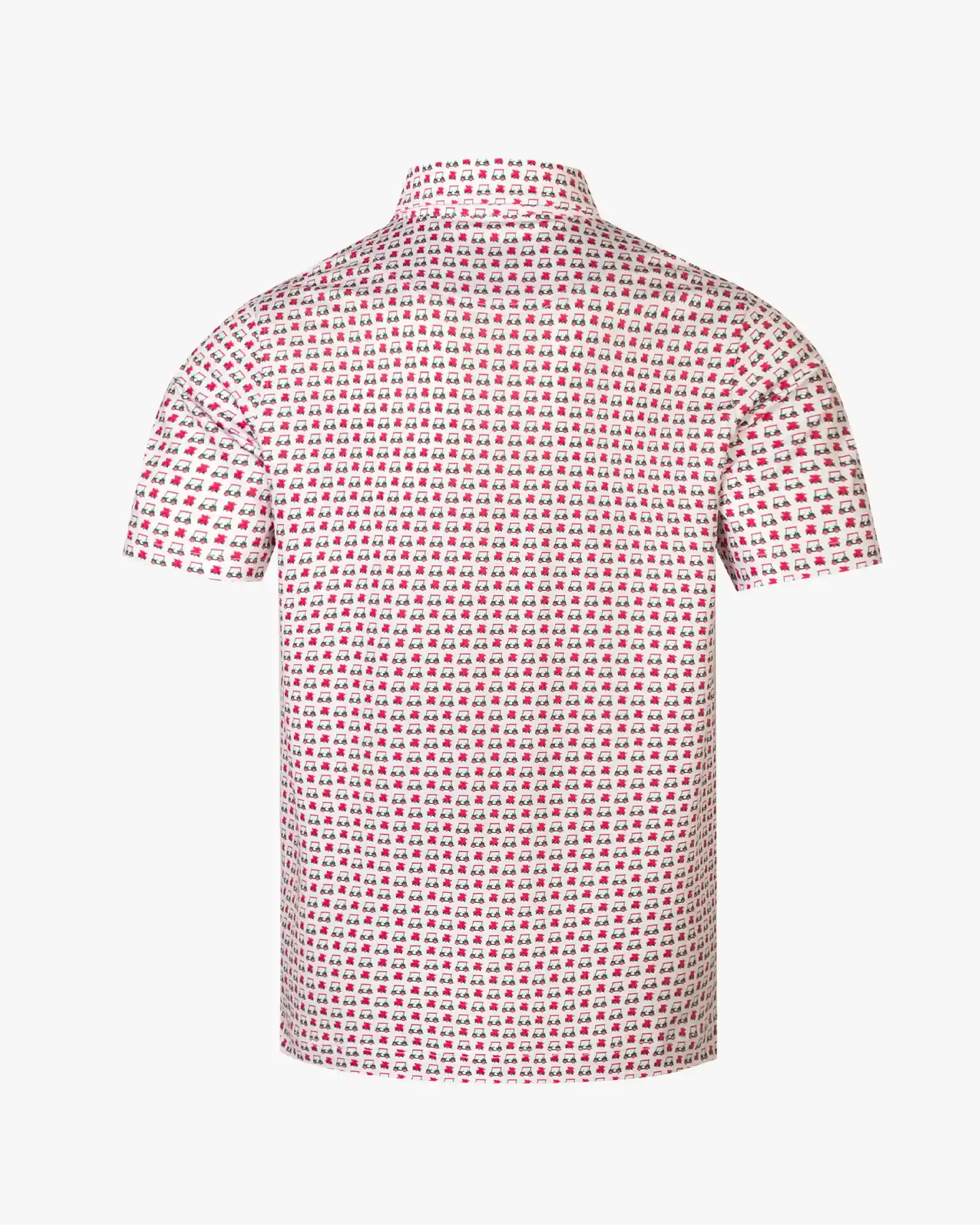 Golf Cart Print Polo