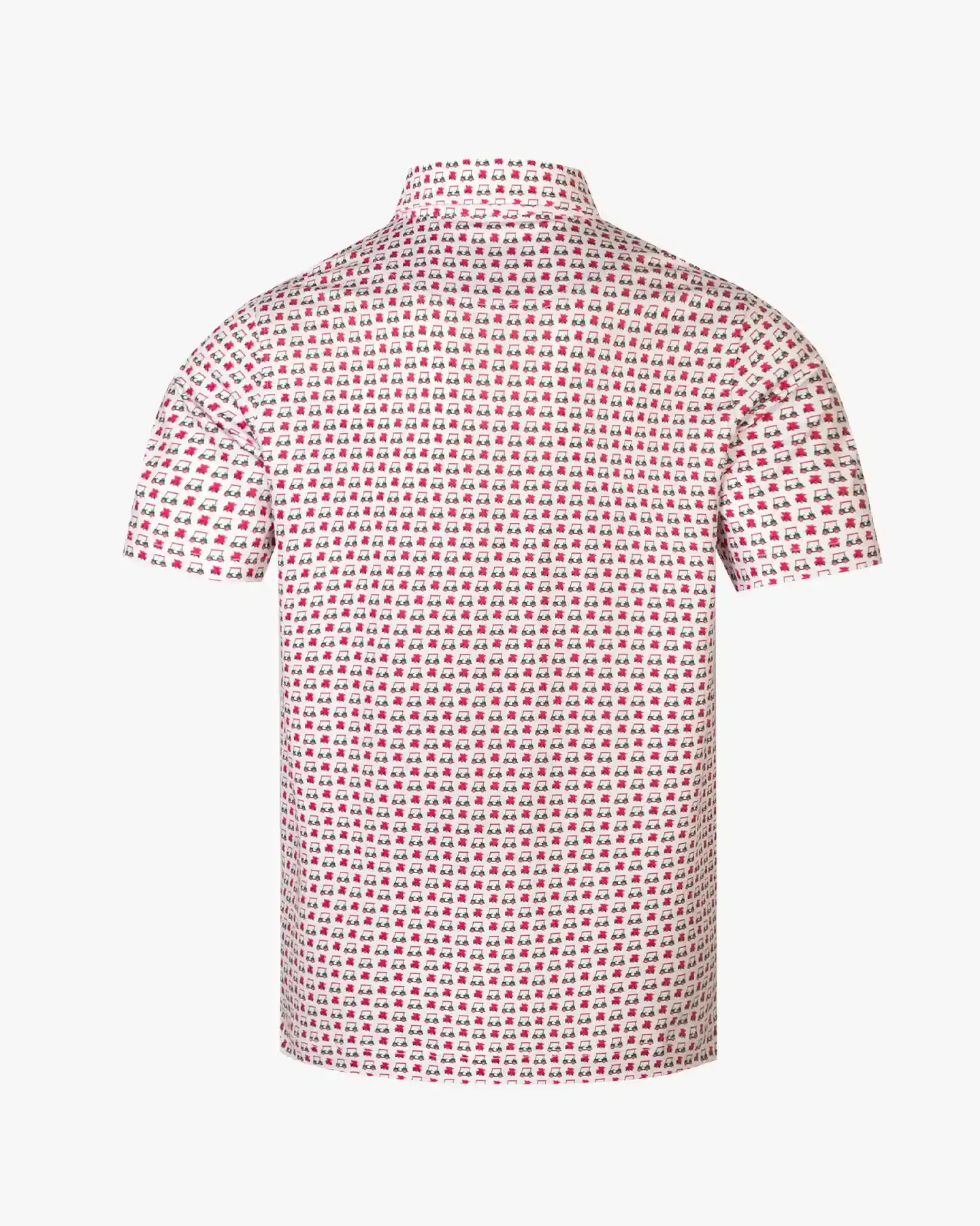 Golf Cart Print Polo