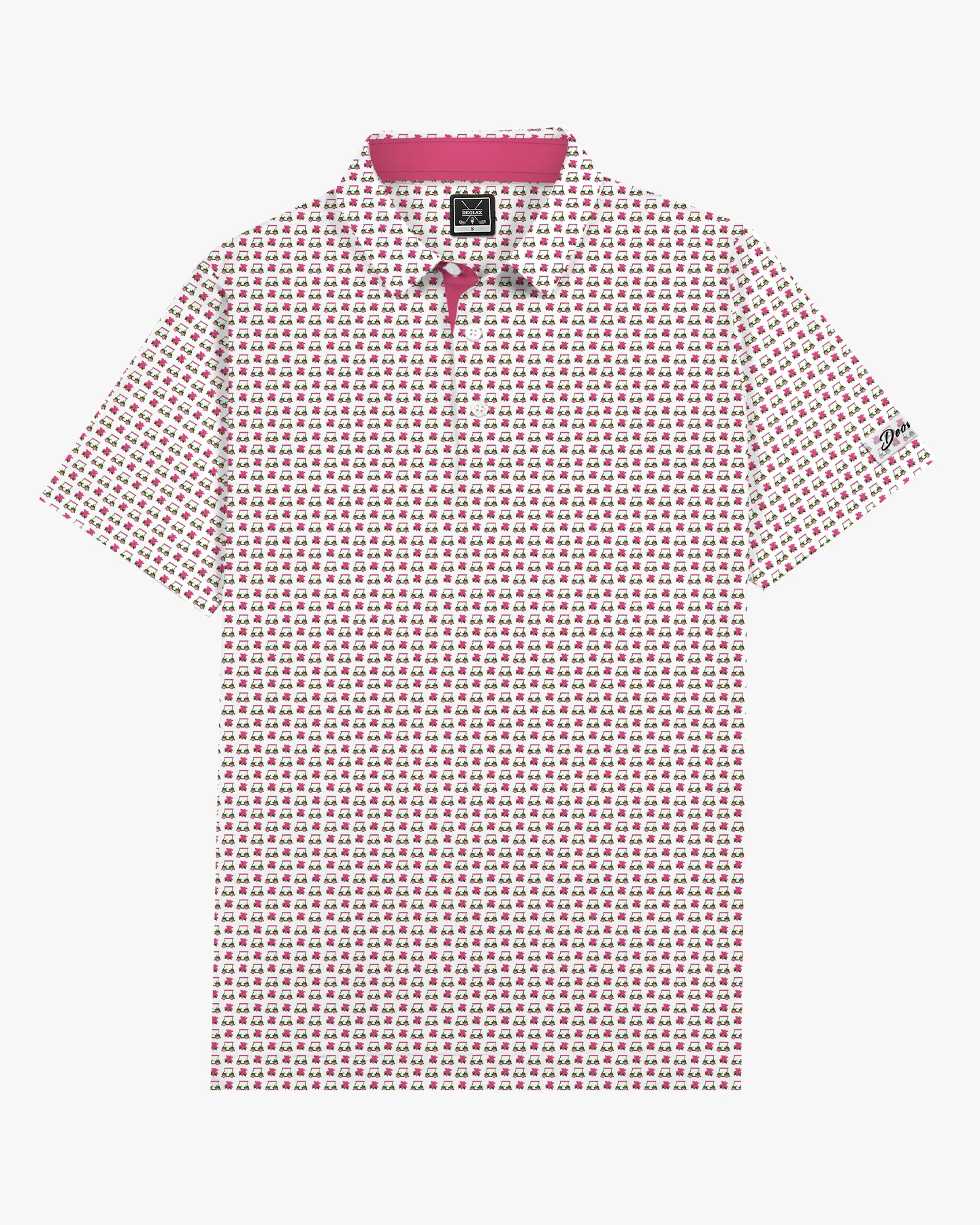 Golf Cart Print Polo - Deolax
