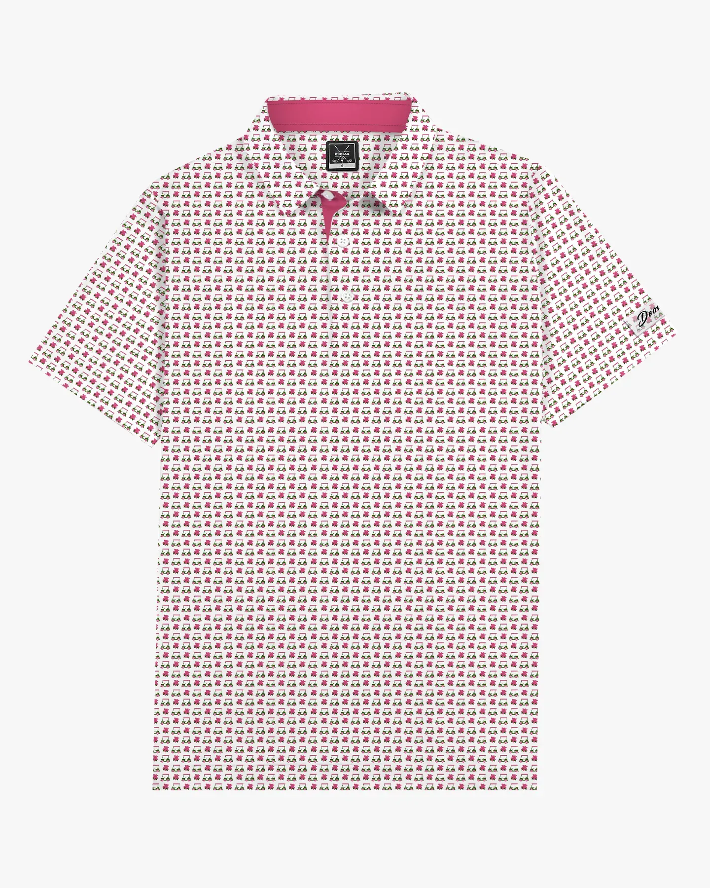 Golf Cart Print Polo - Deolax