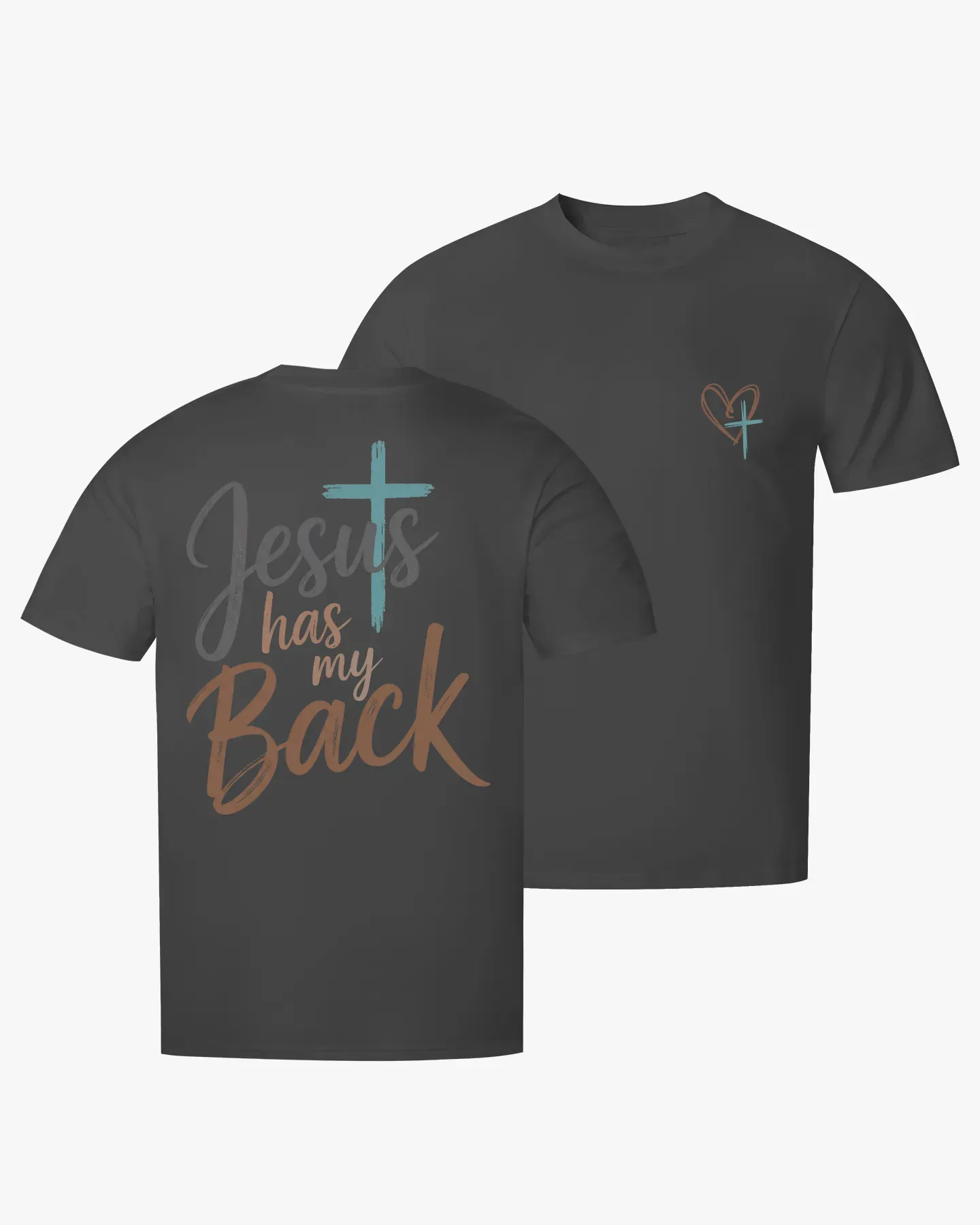 Jesus Has My Back T-shirt - Deolax