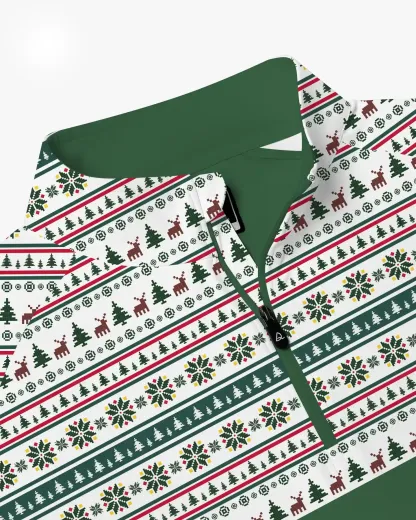 Green Cedar Trail Quarter Zip - Deolax