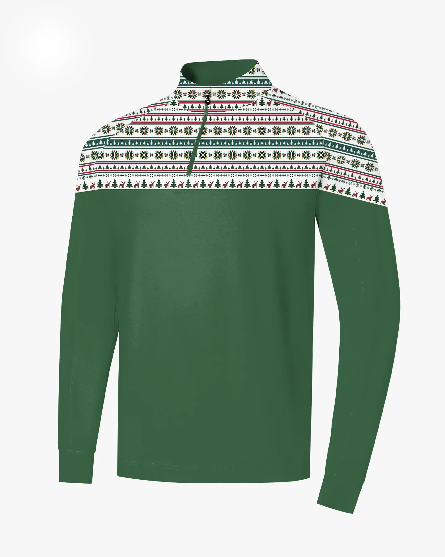 Green Cedar Trail Quarter Zip - Deolax