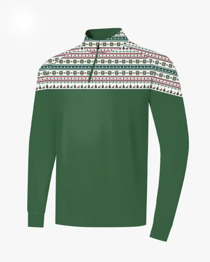 Green Cedar Trail Quarter Zip - Deolax