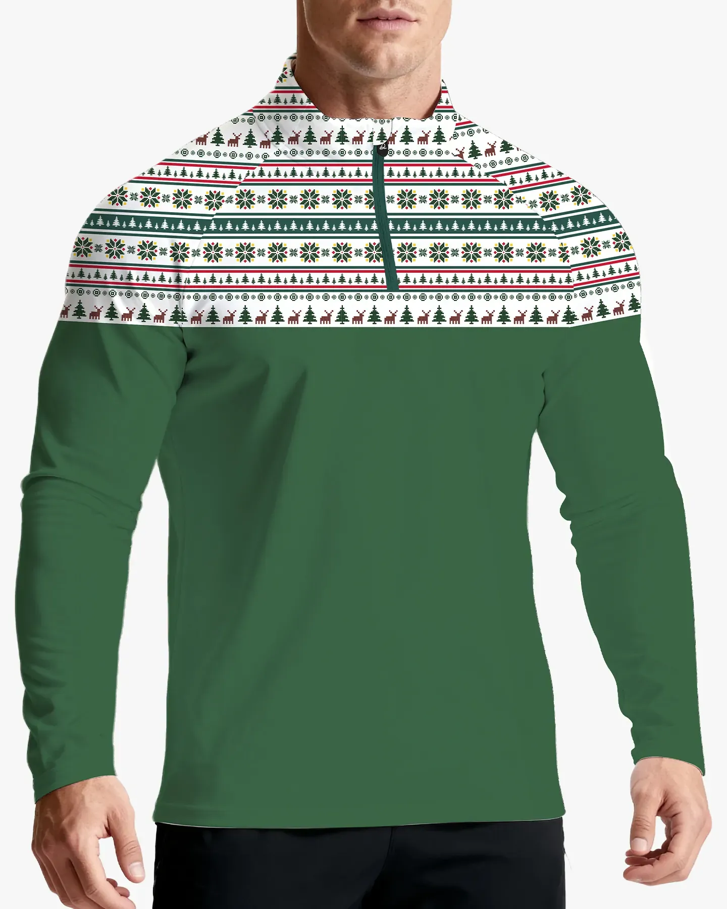 Cedar Trail Quarter Zip - Green