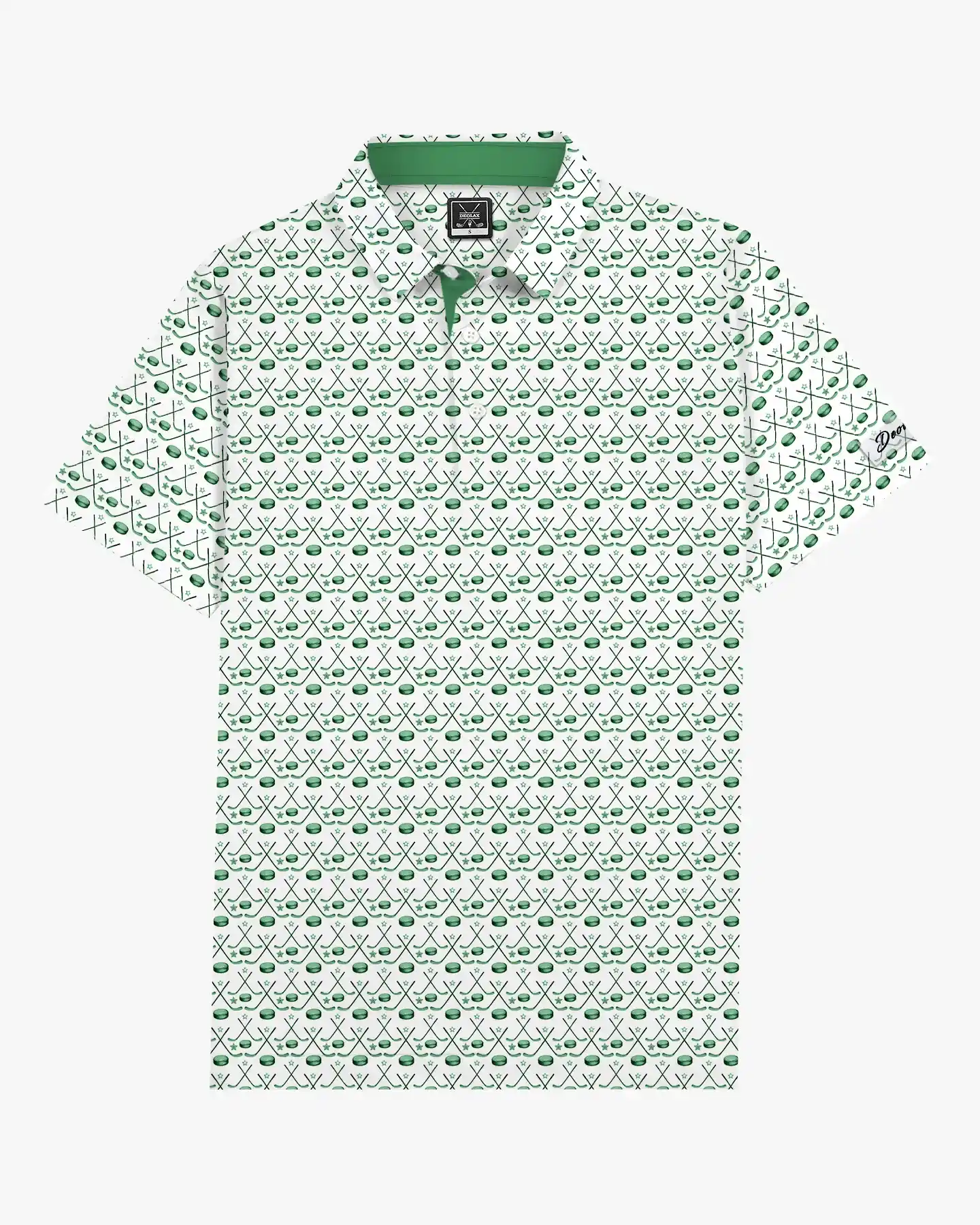 Green Hockey Time Polo - Deolax