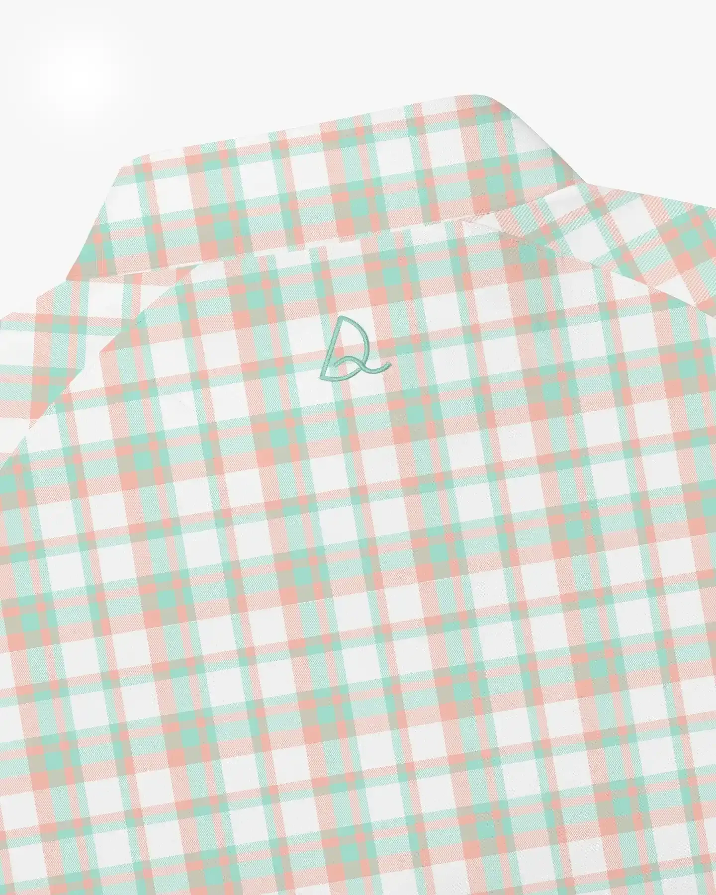 Green Security Check Quarter Zip - Deolax