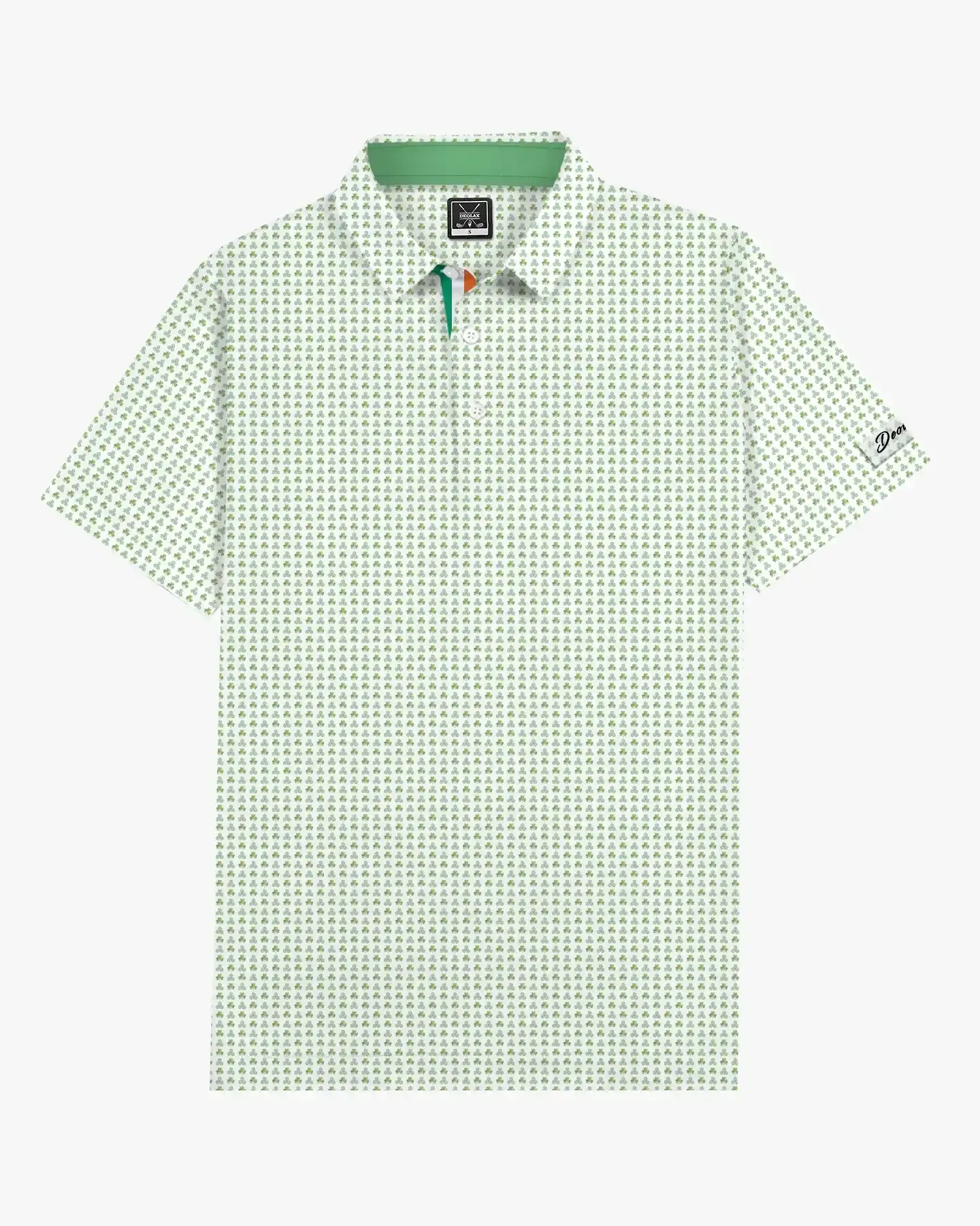 Green Shamrock Polo - Deolax
