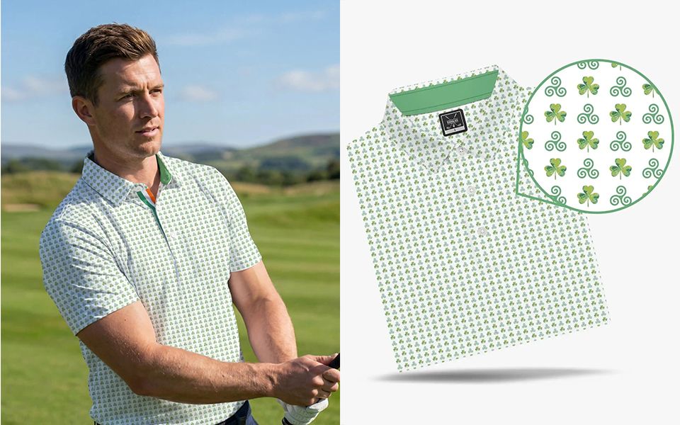 Green Shamrock Polo