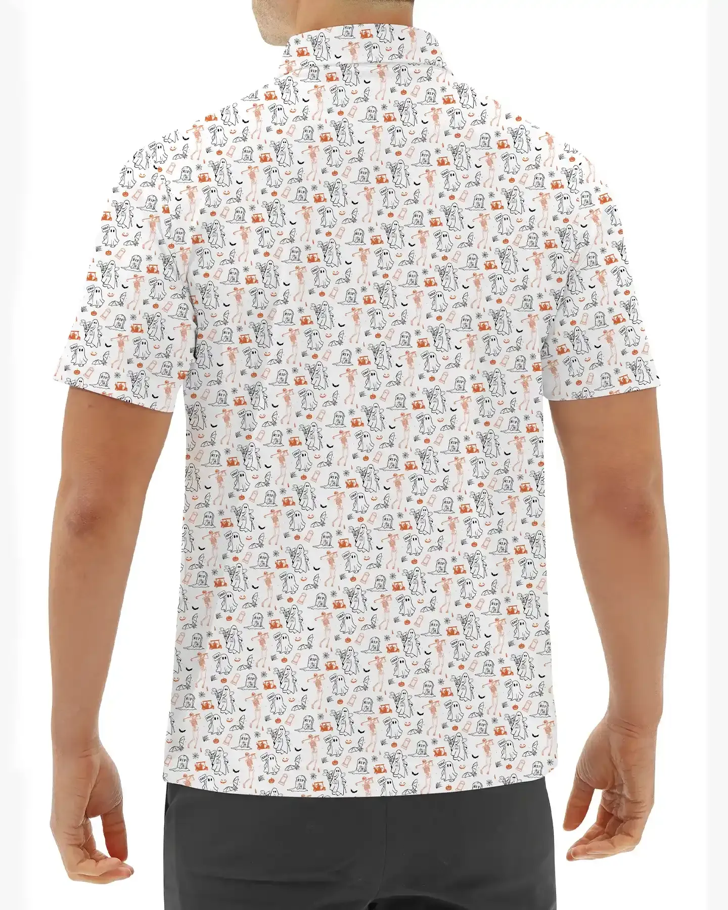 Halloween Bogeyman Resort Polo Shirt - Deolax